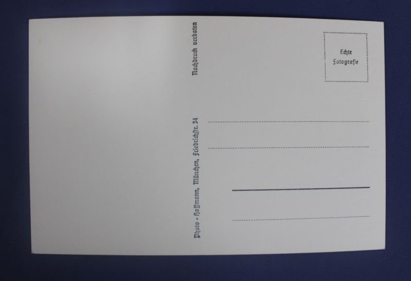 WWII German Postcard A-H Reading Map with Staff — image 2