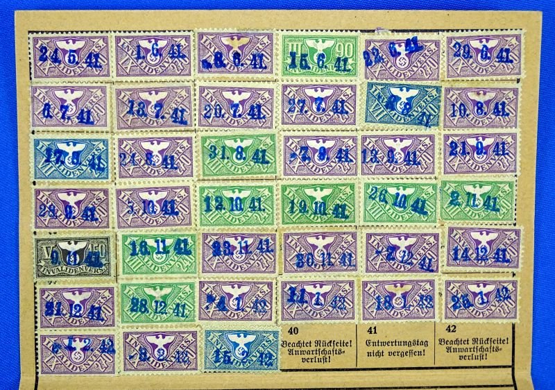 WWII German Documents and Arebeitsbuchs Documents of a Father and his Son Who Was Killed in Action — image 16