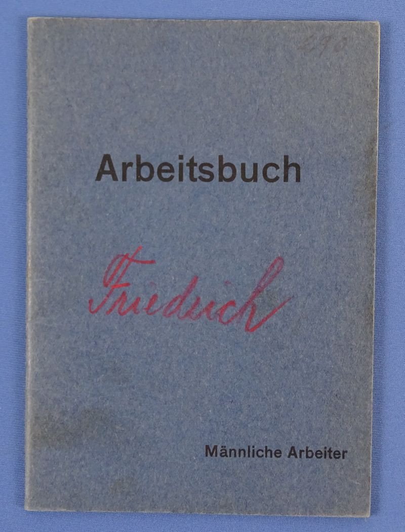 WWII German Documents and Arebeitsbuchs Documents of a Father and his Son Who Was Killed in Action — image 2