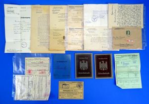 WWII German Documents and Arebeitsbuchs Documents of a Father and …