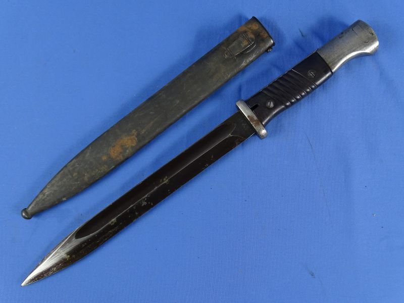 1941 Dated K98 Combat Bayonet by Josua Corts in Gebruder Heller Scabbard — image 2