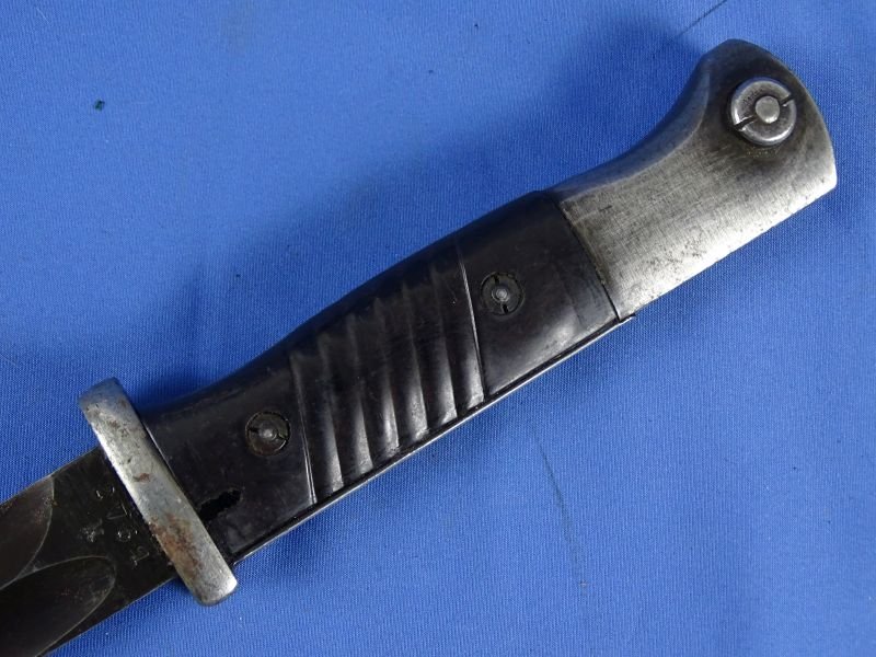 1941 Dated K98 Combat Bayonet by Josua Corts in Gebruder Heller Scabbard — image 9