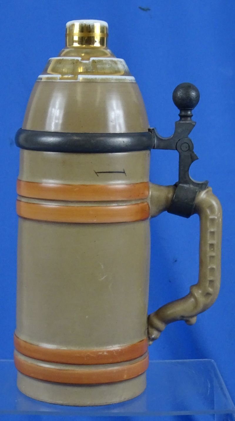 Imperial German Artillery Shell Character Stein — image 2