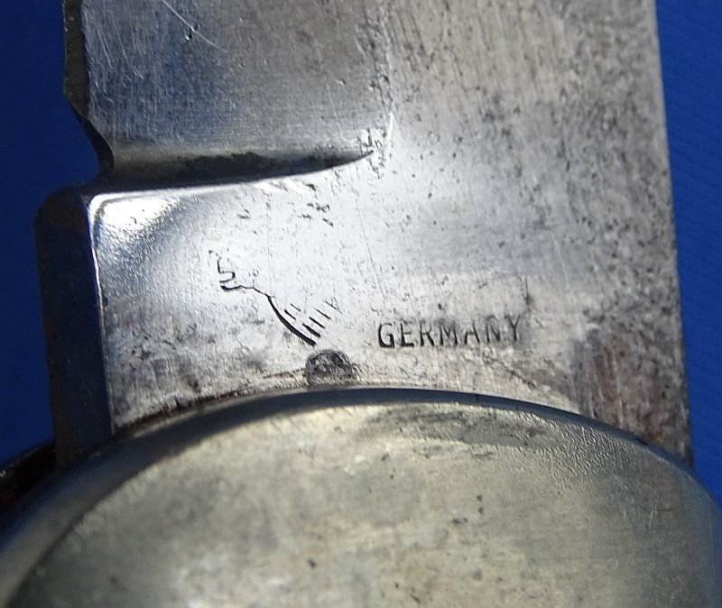 German Stag Grip Folding Bowie Knife — image 5