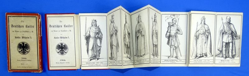 Small Illustrated Book of German Kaisers from A.D. 768 to 1871: 'Die Deutschen Kaiser im Römer zu Frankfurt' — image 3
