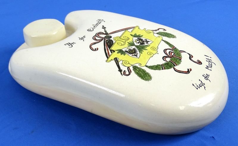 WWI Patriotic German-Austrian Alliance Porcelain Hot Water Bottle — image 2