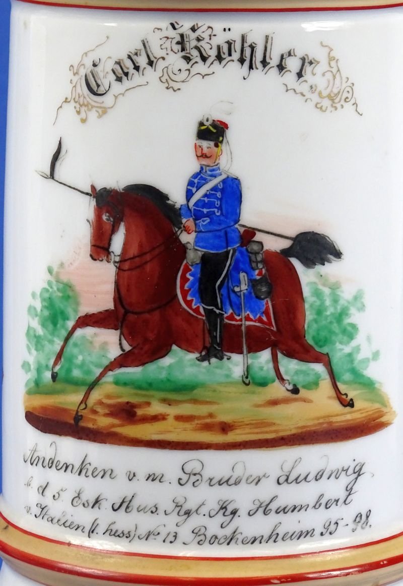 Named Imperial German 13th (1st Kurhessian) Hussars 'King Umberto of Italy' Regiment Reservist Stein — image 2