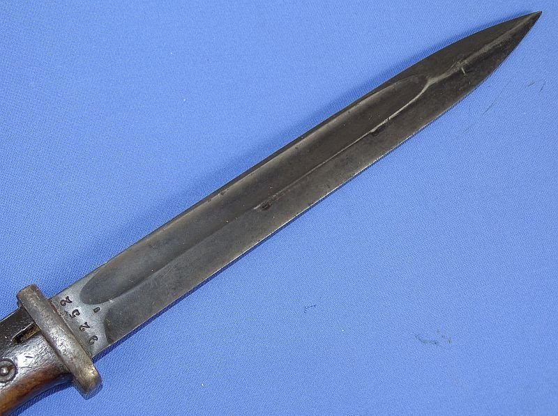 WWII K98 Combat Bayonet by Gebruder Heller with Frog — image 4