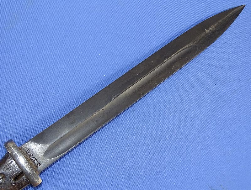 WWII K98 Combat Bayonet by Gebruder Heller with Frog — image 5