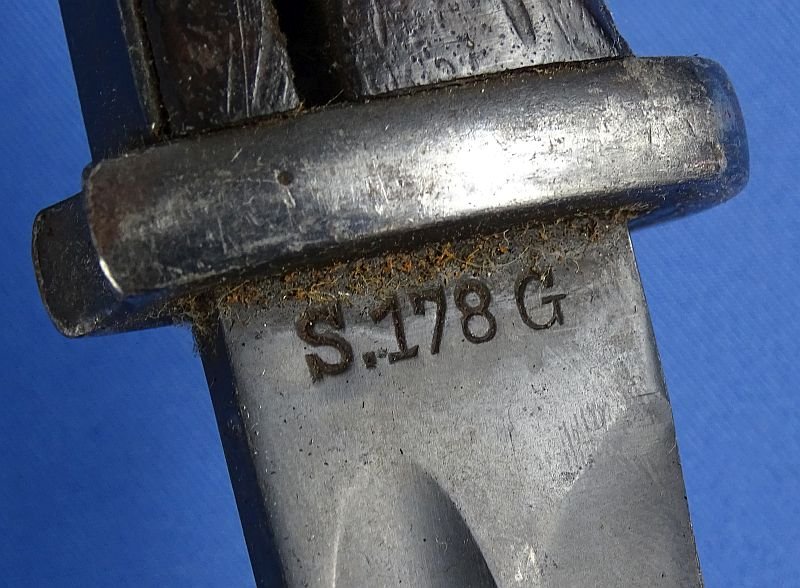 WWII K98 Combat Bayonet by Gebruder Heller with Frog — image 6