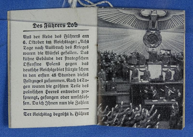 Winterhilfswerk Donation Booklet: 'Der Fuhrer's Kanpf in Osten 4' ('The Fuhrer's War in the East 4') — image 2