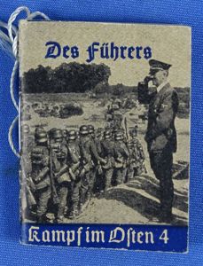 Winterhilfswerk Donation Booklet: 'Der Fuhrer's Kanpf in Osten 4' ('The …