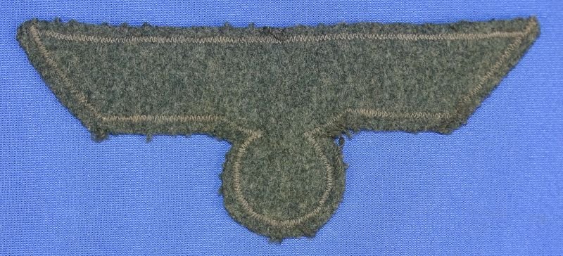 German Army NCO / Officer Uniform Silver Wire Breast Eagle — image 2