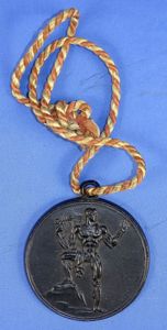 Large 1937 Third Reich Singing Festival Anniversary Medallion