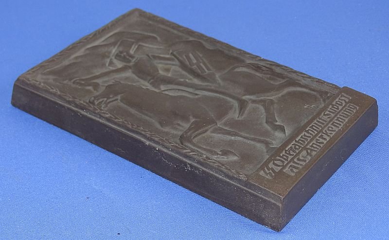 Allgemeine SS Award Plaque: 'SS-Oberabschnitt Südost als Anerkennung' — image 3