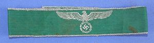 Third Reich Land Customs Official Cufftitle