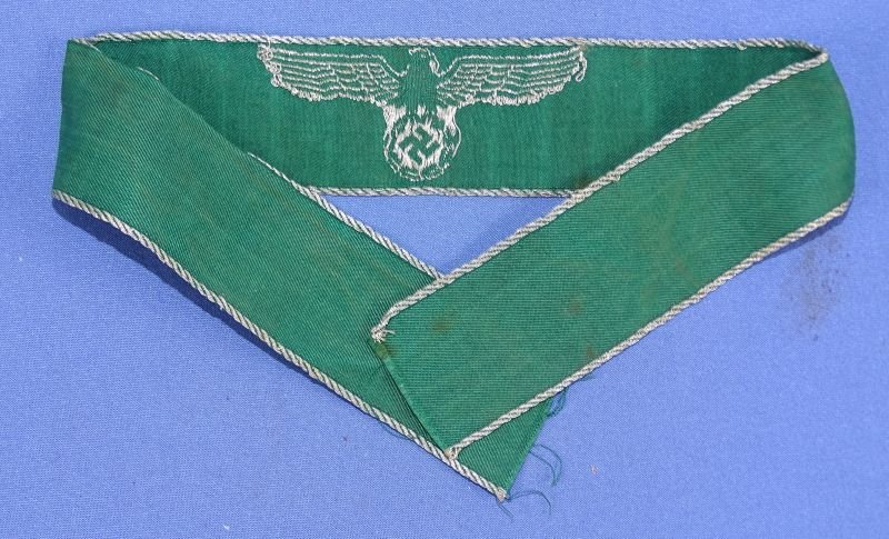 Third Reich Land Customs Official Cufftitle — image 2
