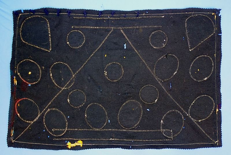WWII Kriegsmarine Insignia Souvenir Cloth with 'Panzerschiff Deutschland' Cap Tally and Hitler Youth Senior 'Marinehelfer' Cuff Title — image 4