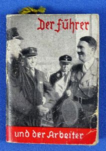 Winterhilfswerk Donation Booklet: 'Der Fuhrer und der Arbeiter' ('The Fuhrer …