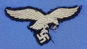 Luftwaffe Hermann Goring Division EM/NCO M43/Overseas Cap Eagle