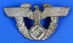 Third Reich Police Shako Eagle Plate