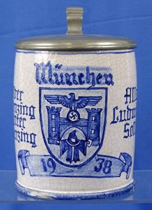 1938 Dated Third Reich Munich Stein