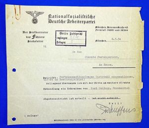 A 1934 Document Seeks Probation for a Party Member Expelled …