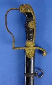 Third Reich Panther Head Sword by Anton Wingen Jr.