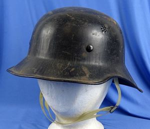 Third Reich One Piece M38 'Droopbill' Luftschutz and Fire Police …