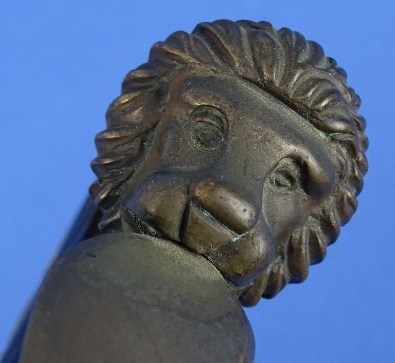 Imperial Bavarian 19th Century Lion Head Officer Sword — image 11