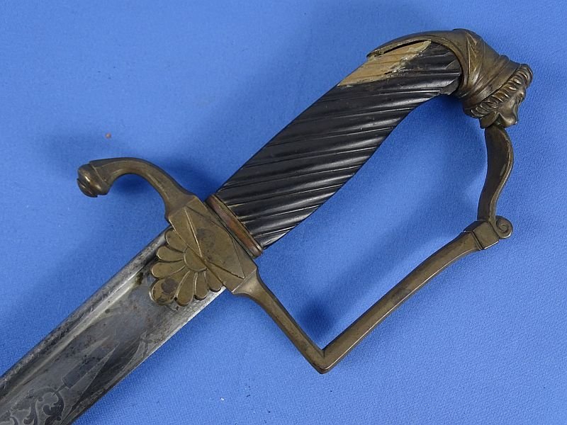 Imperial Bavarian 19th Century Lion Head Officer Sword — image 9