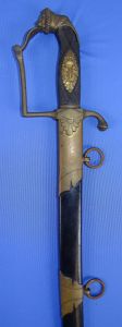Imperial Bavarian 19th Century Lion Head Officer Sword