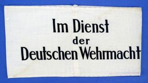 'Im Dienst Der Deutschen Wehrmacht' Armband