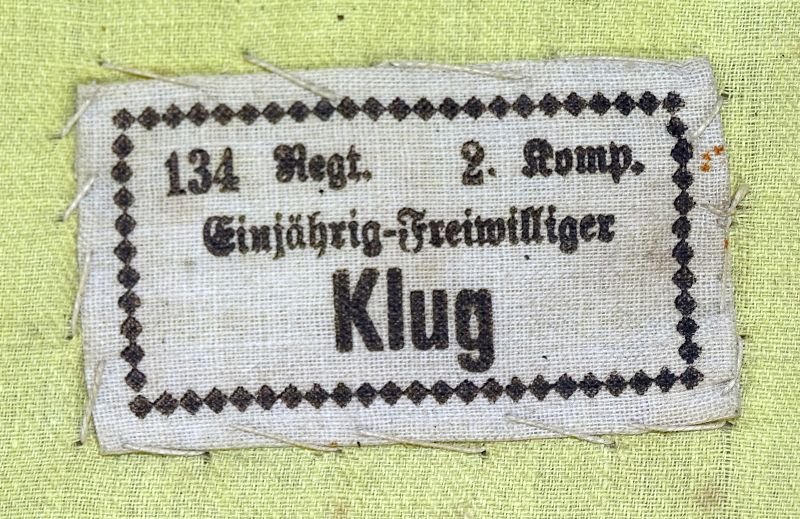 Named Imperial Saxon Reserve Officer Pickelhaube with Case and Cloth Combat Cover — image 14