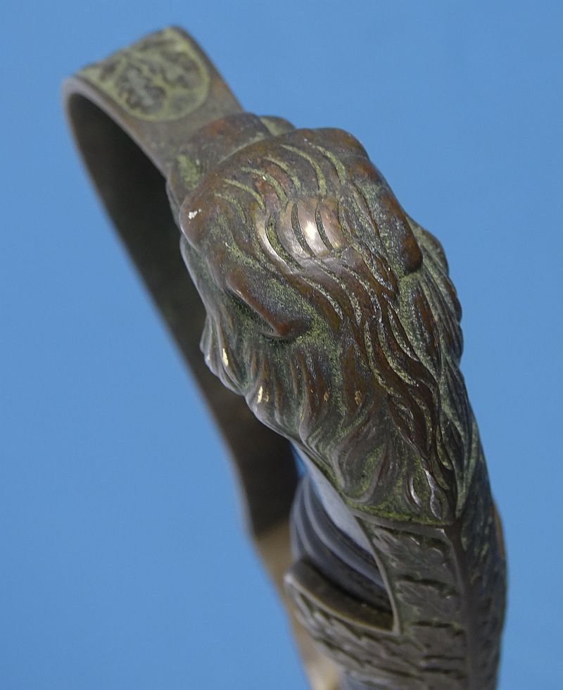 Untouched and Uncleaned Third Reich Officer Panther Head Sword by Anton Wingen Jr. — image 11