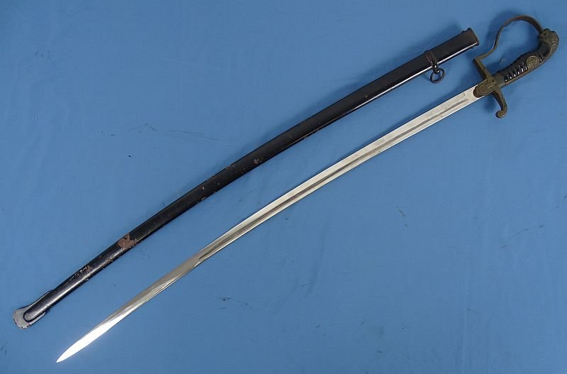 Untouched and Uncleaned Third Reich Officer Panther Head Sword by Anton Wingen Jr. — image 2