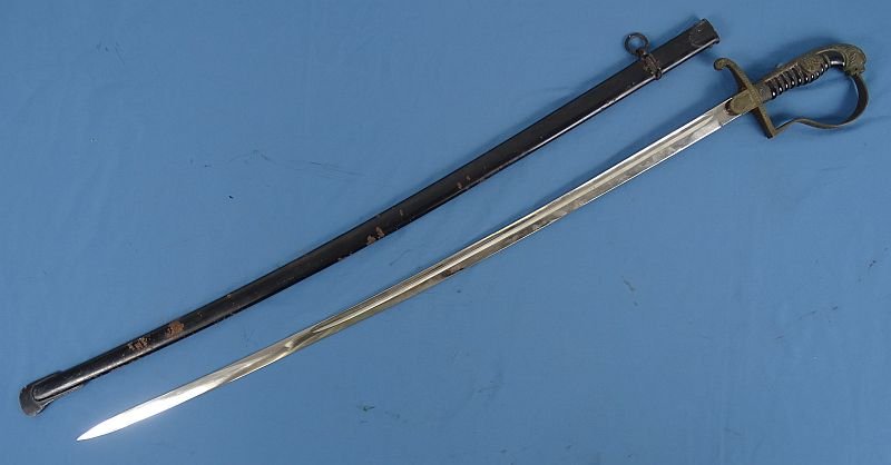 Untouched and Uncleaned Third Reich Officer Panther Head Sword by Anton Wingen Jr. — image 3