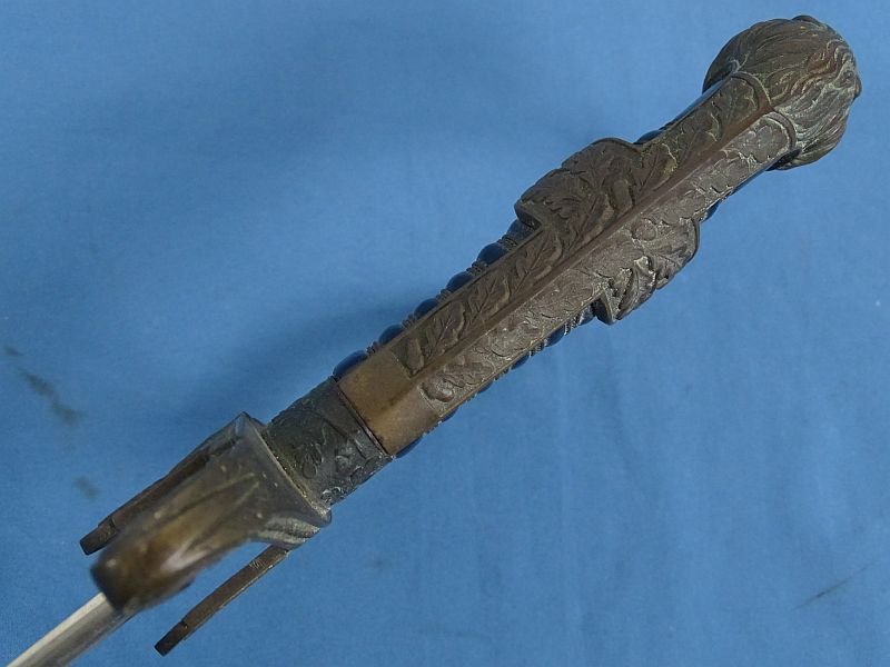 Untouched and Uncleaned Third Reich Officer Panther Head Sword by Anton Wingen Jr. — image 9