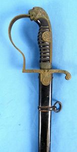 Untouched and Uncleaned Third Reich Officer Panther Head Sword by …