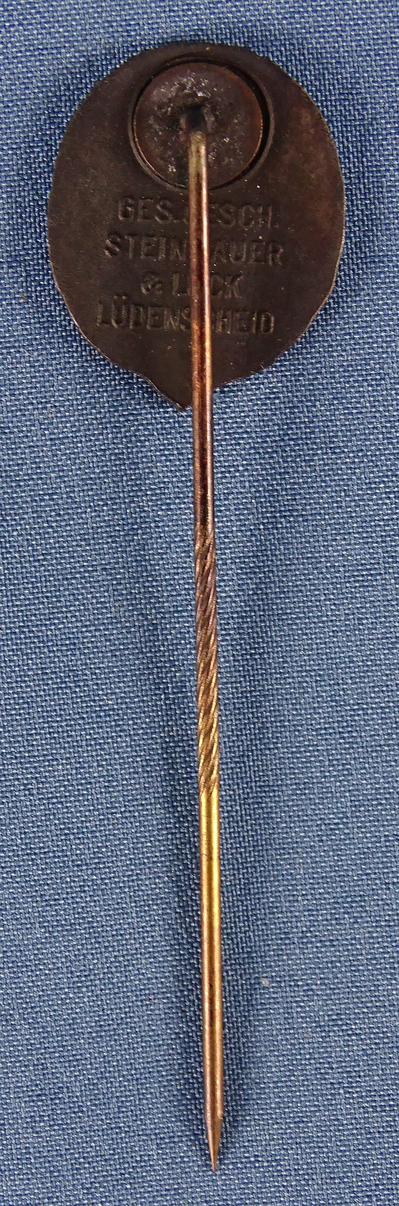 Third Reich Rider Badge in Bronze by Lauer with Stickpin by Steinhauer & Luck — image 6