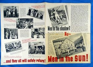 WWII German Propaganda Leaflet Praising Their Own Treatment of POWs: …