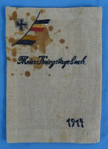 WWI German 'Mein Kriegstagebuch' Cloth Book Cover
