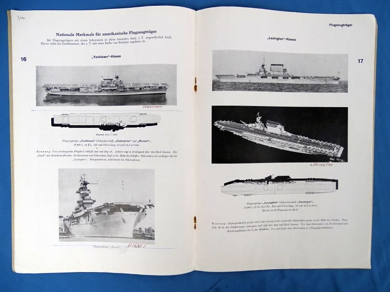 1941 Luftwaffe Manual on Warships of the United States — image 4