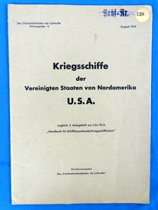 1941 Luftwaffe Manual on Warships of the United States