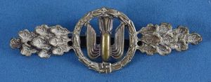 Luftwaffe Dive Bomber Squadron Clasp in Silver Tombac
