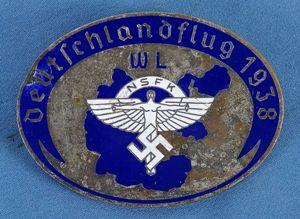 NSFK Deutschlandflug 1938 Badge