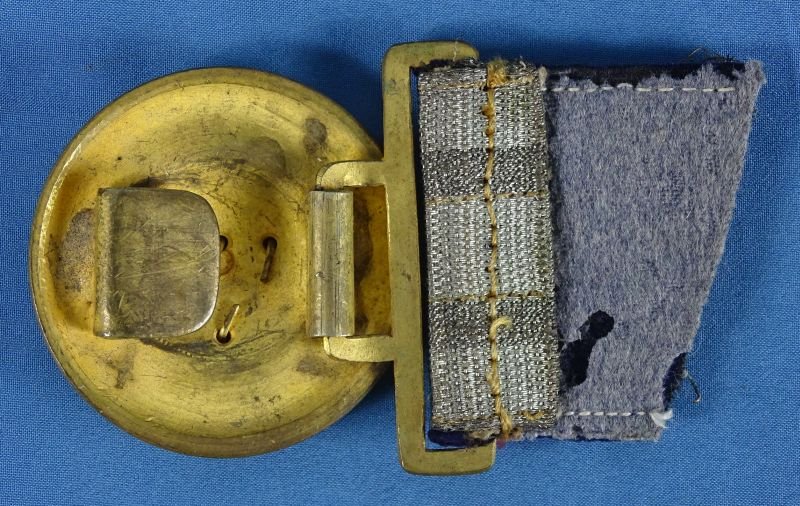 Imperial German Officer Buckle on a Portion of the Brocade Dress Belt — image 2