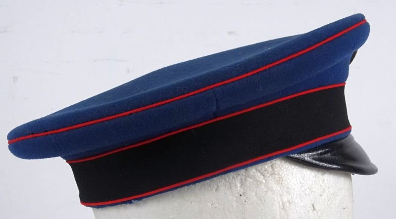 Imperial Baden Landwehr Officer Dunkleblau Visor Cap — image 4
