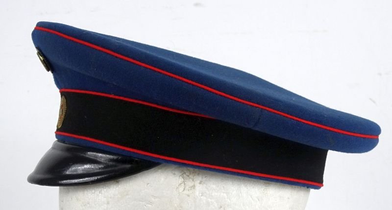 Imperial Baden Landwehr Officer Dunkleblau Visor Cap — image 6