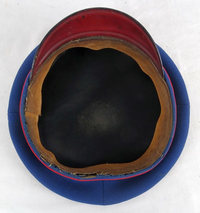 Imperial Baden Landwehr Officer Dunkleblau Visor Cap — image 8